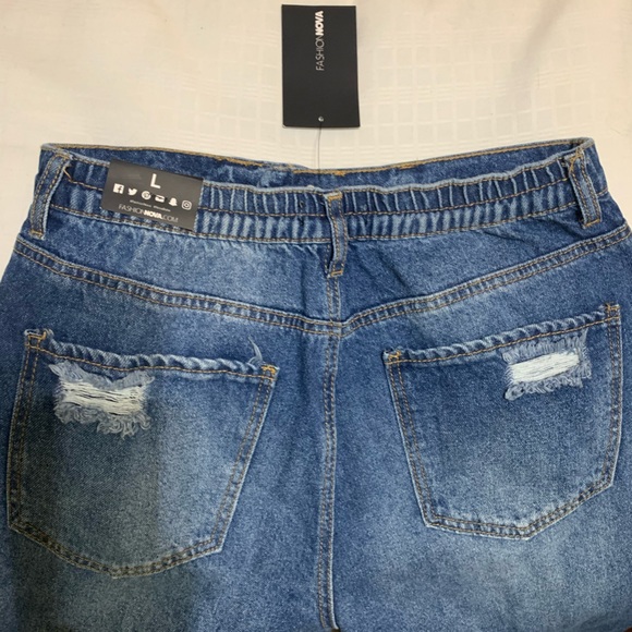 NWT Fashion Nova Beyond Repair Straight Leg Jeans - Picture 12 of 13